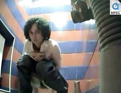 Fountains of pee filmed in spycammed ladies' room