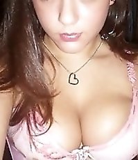 Hot downblouse view is recorded in close up