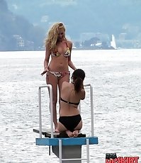 Every detail of chicks in bikinis