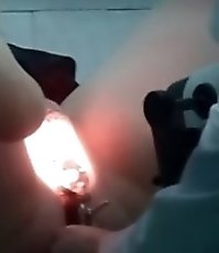 Gynecologist scrutinizes twat in front of spy cam