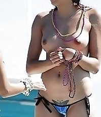 Tits in bikinis sexily bouncing