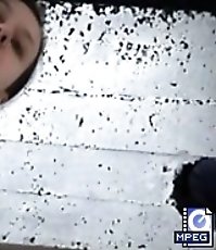 Pissing hottie squatted right over voyeur camera