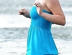 Upskirt sex view of the real amateur