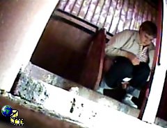 Fat-ass hoes get filmed peeing in public toilet