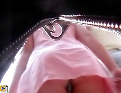 Hot amateur upskirt ass