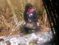 Squatted and urinating girls get filmed on the sly