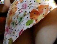 Sexy panty upskirt peek